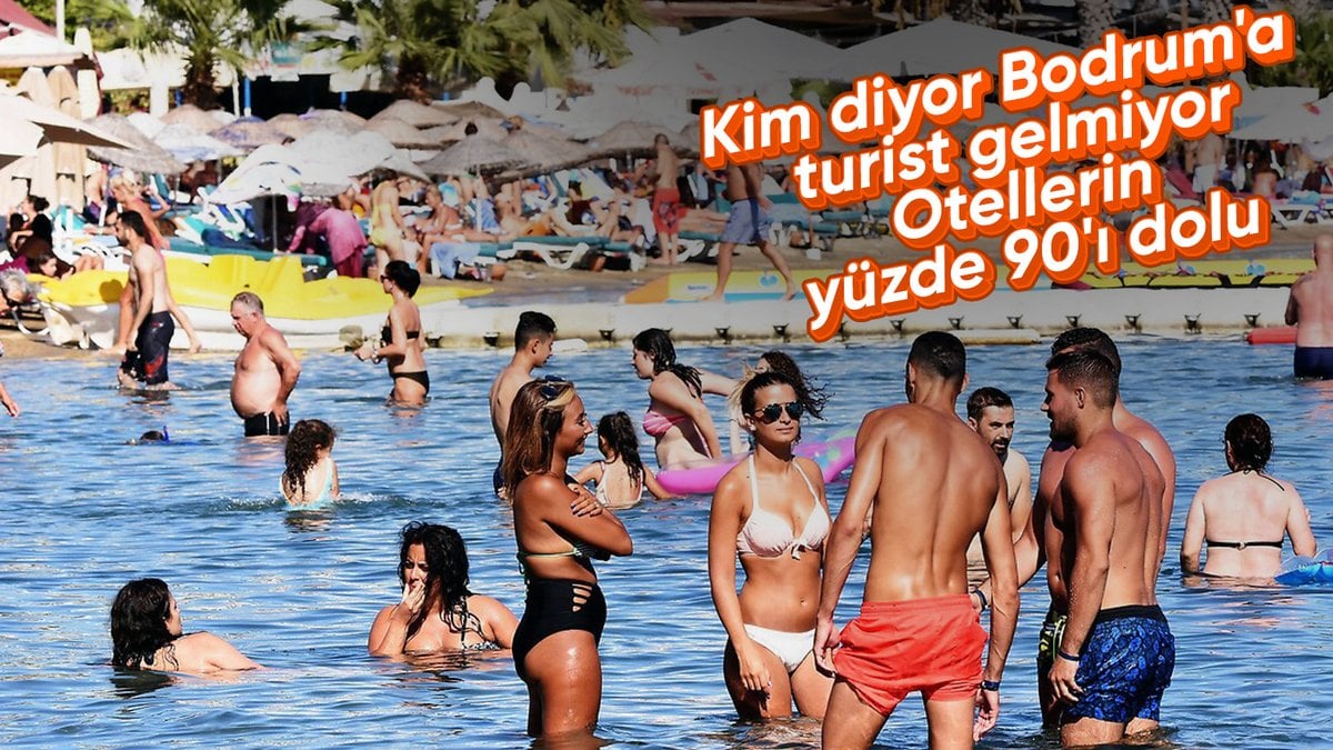 Bodrum’da sarı yaz: Oteller yüzde 90 doldu