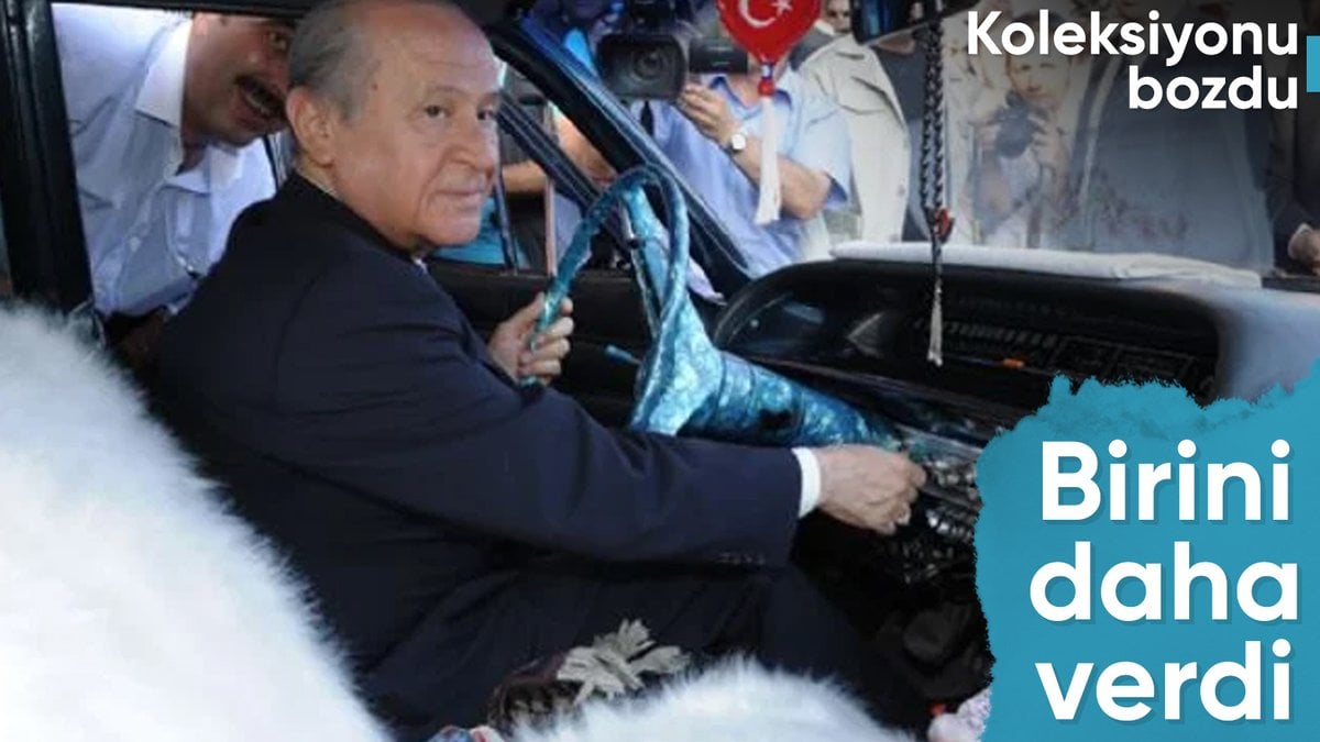 Devlet Bahçeli’den MYK üyesine klasik araç hediyesi