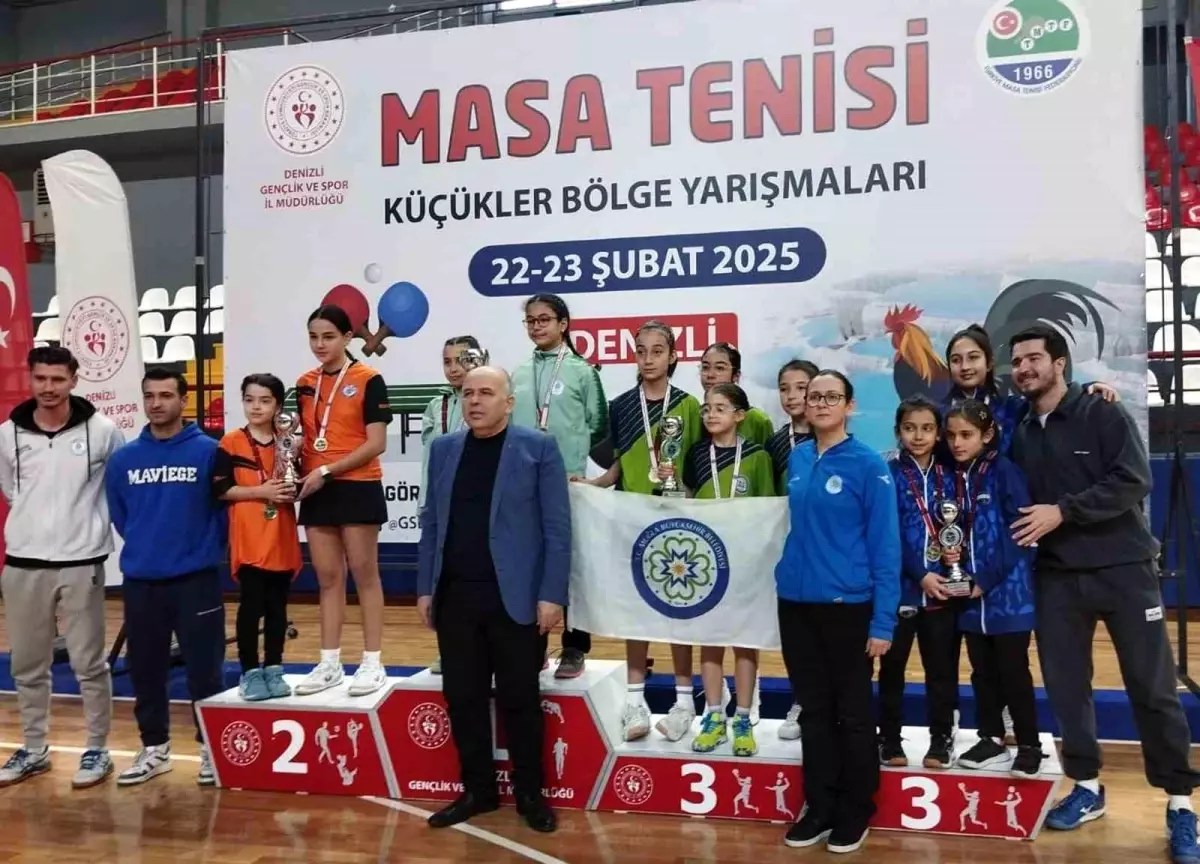 Masa Tenisi Küçükler Güneybatı Bölgesi Yarışmalarında Muğla’nın Başarısı
