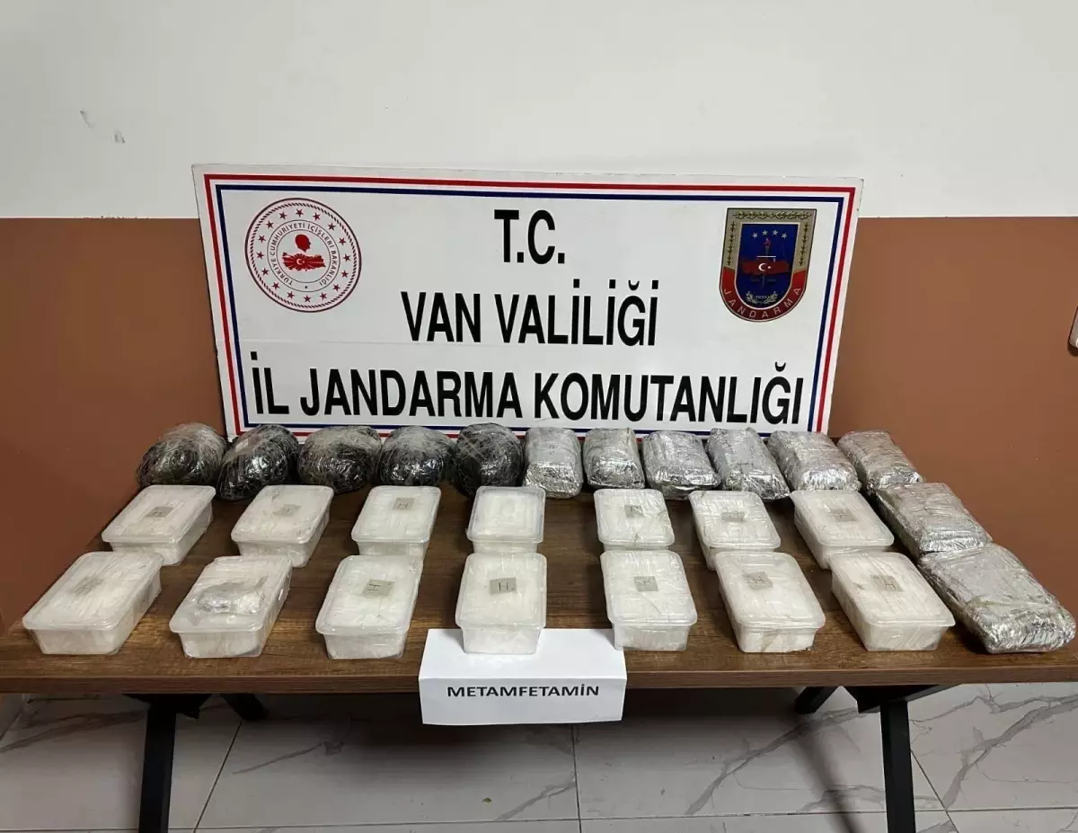 Van’da Uyuşturucu Operasyonları: 173 Kilo Metamfetamin Ele Geçirildi